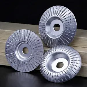 3pcs Rotary Rasp Grinding Discs for Angle Grinder Wood Curving Discs