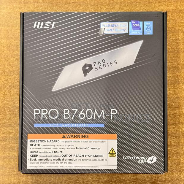 Msi B760m-P Ddr5 Lga1700 Intel 12th/13th/14th Gen Gaming Motherboard