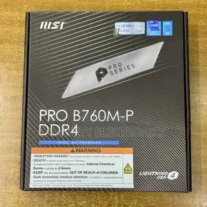Msi B760m-P Lga1700 Ddr4 Intel 12th/13th/14th Gen Gaming Motherboard