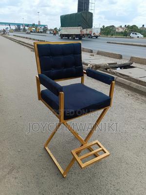 Makeup Seat, Black and Gold - main view