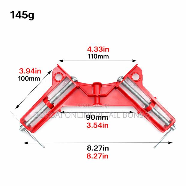 90 Degree Woodworking Clamp Right Angle Corner Clamp for Carpentry - thumbnail 2