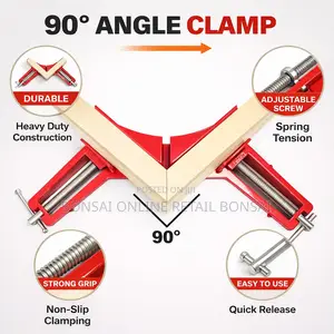 90 Degree Woodworking Clamp Right Angle Corner Clamp for Carpentry
