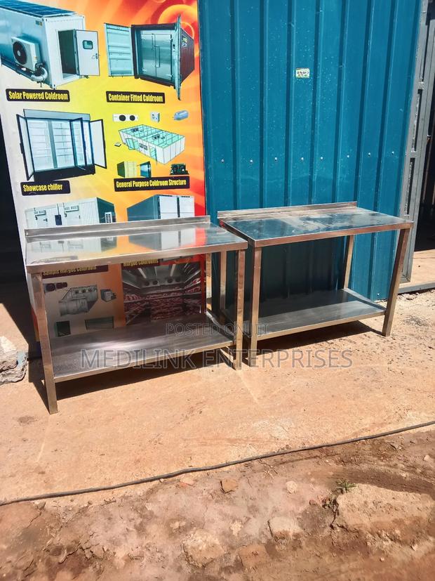 Stainless 4*2ft Worktop Tables