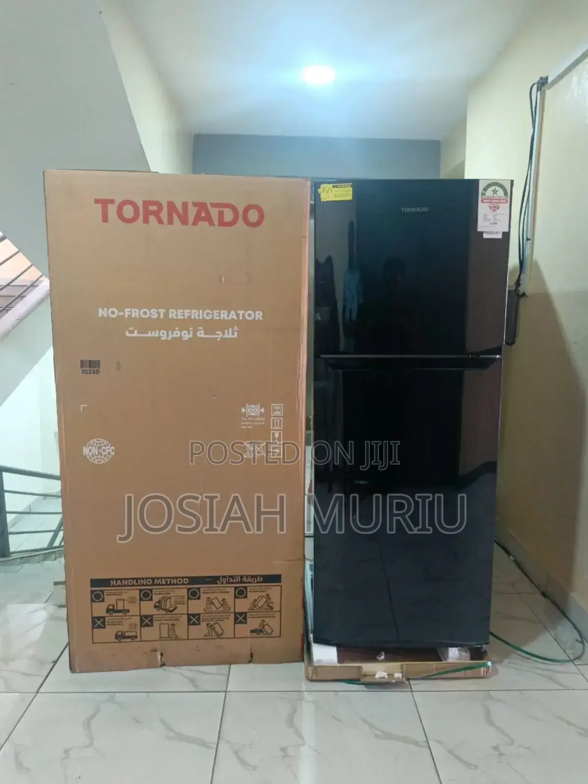 Tornado 304l Double Door Fridge