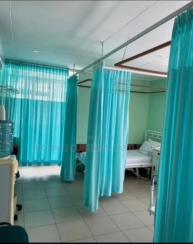 Gold and Blue Hospital Curtains Curtains - thumbnail 2