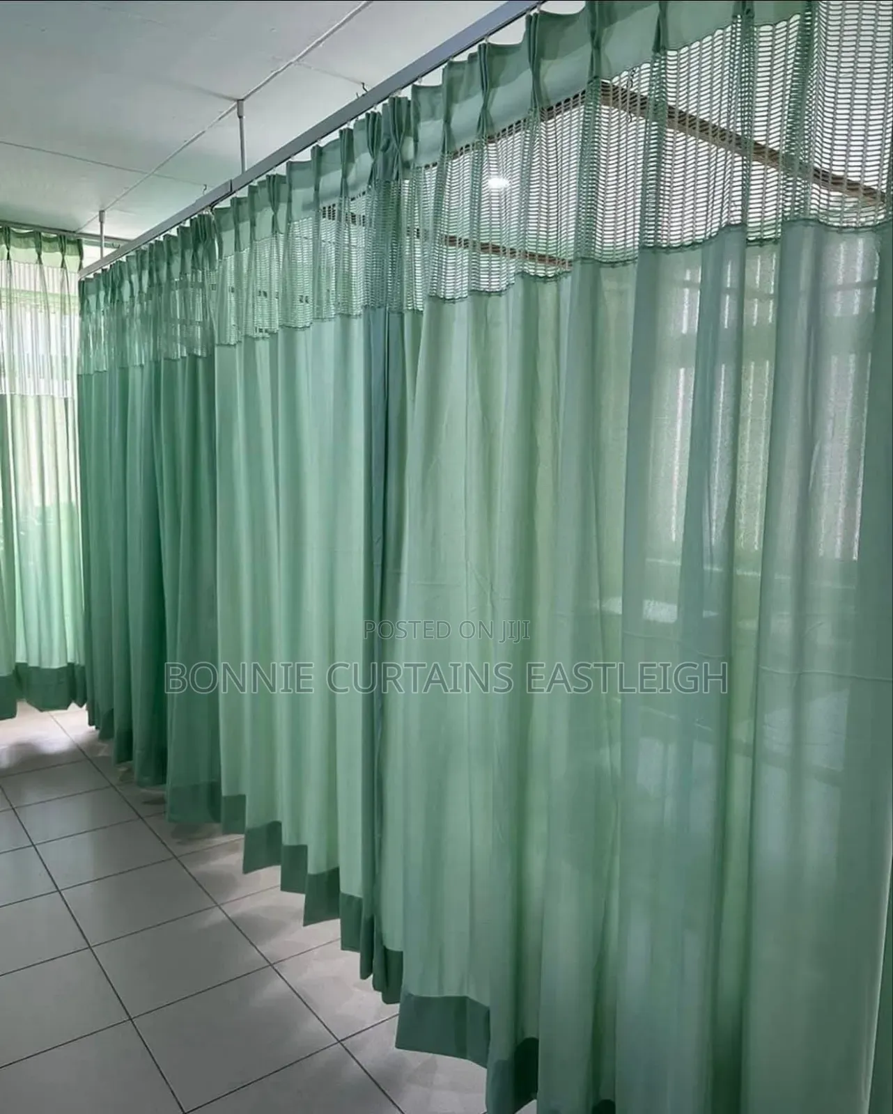 Gold and Blue Hospital Curtains Curtains