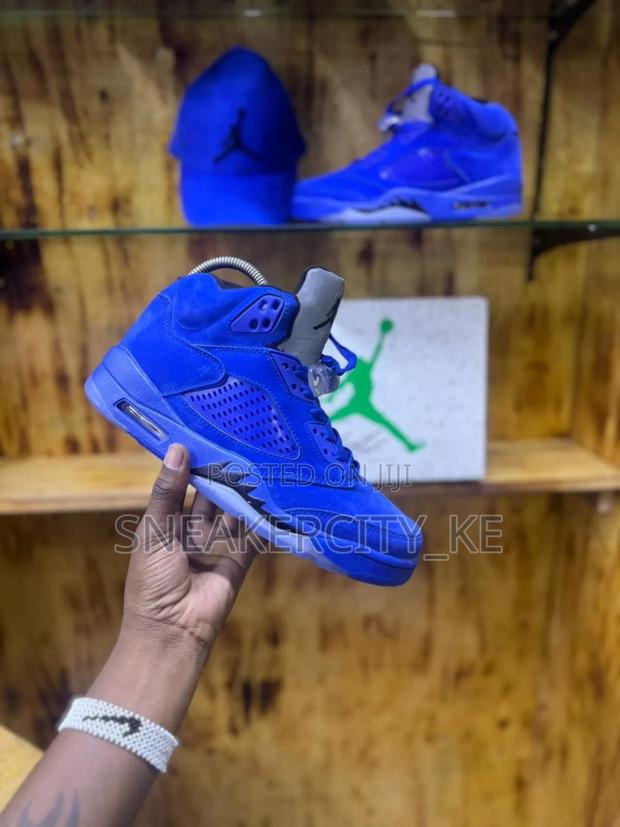 Jordan 5 Suede Royal Blue - main view
