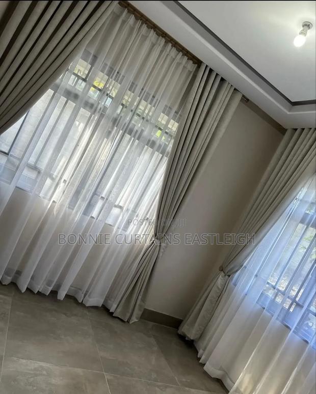 Blue Mixed With Gold Curtains Curtains - thumbnail 3