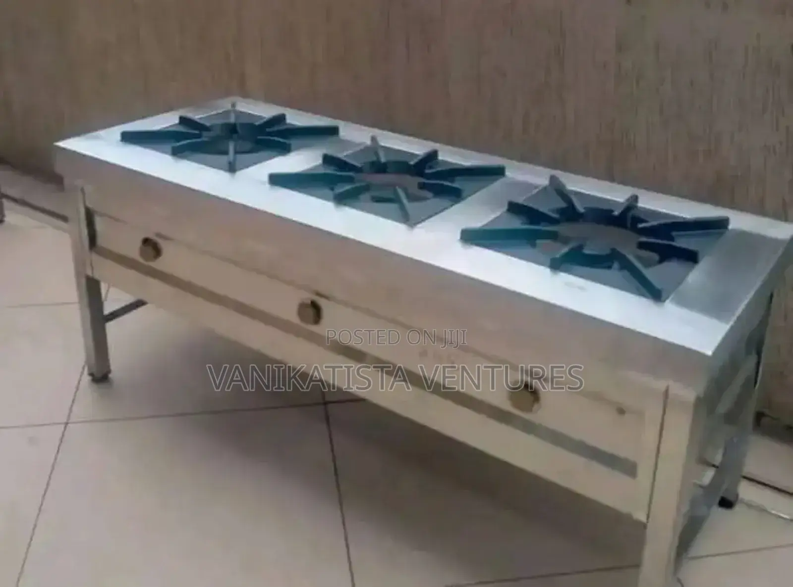 3-Burner Stainless Steel Cooker