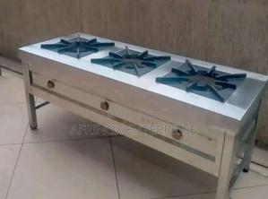 3-Burner Stainless Steel Cooker - thumbnail 2