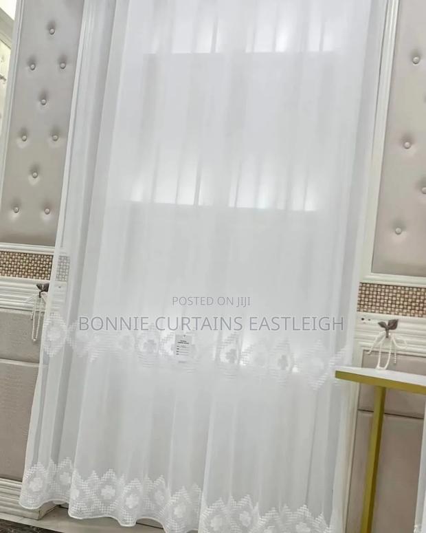 White Sheers With Gold for Dining Rooms - thumbnail 2