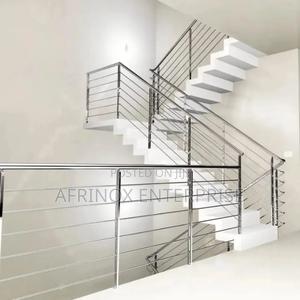 Balcony Staircase Railings Fabrication Installation. Cost Per MTR - thumbnail 2