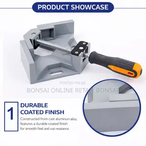 Single Handle 90° Right Angle Clamp Bench Vise for Wood/Welding Works