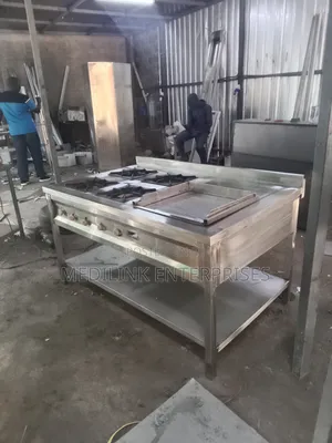 Mini Combined Cooking Rages 4-Burner -Grindles