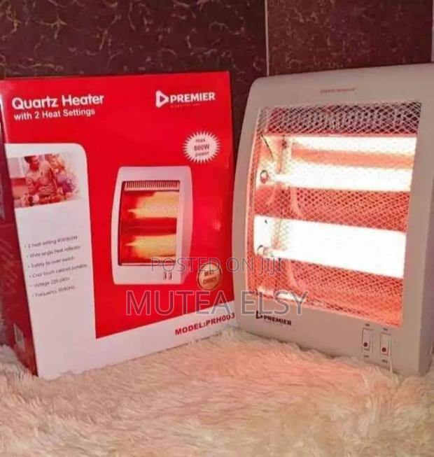 White Quartz Room Heater - main view