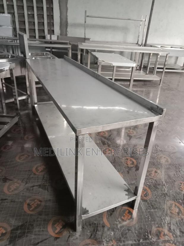 7*2 Tables Stainless Steel Commercial Kitchen