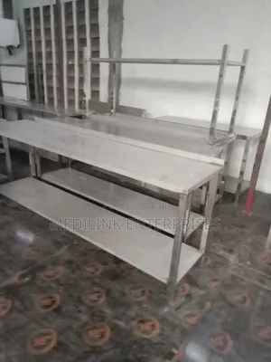 7*2 Tables Stainless Steel Commercial Kitchen