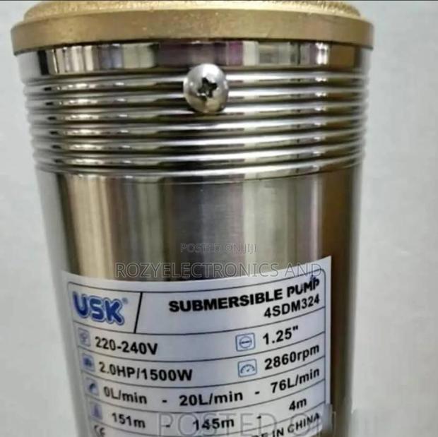 2hp Submassible Pump Usk 151 M Head