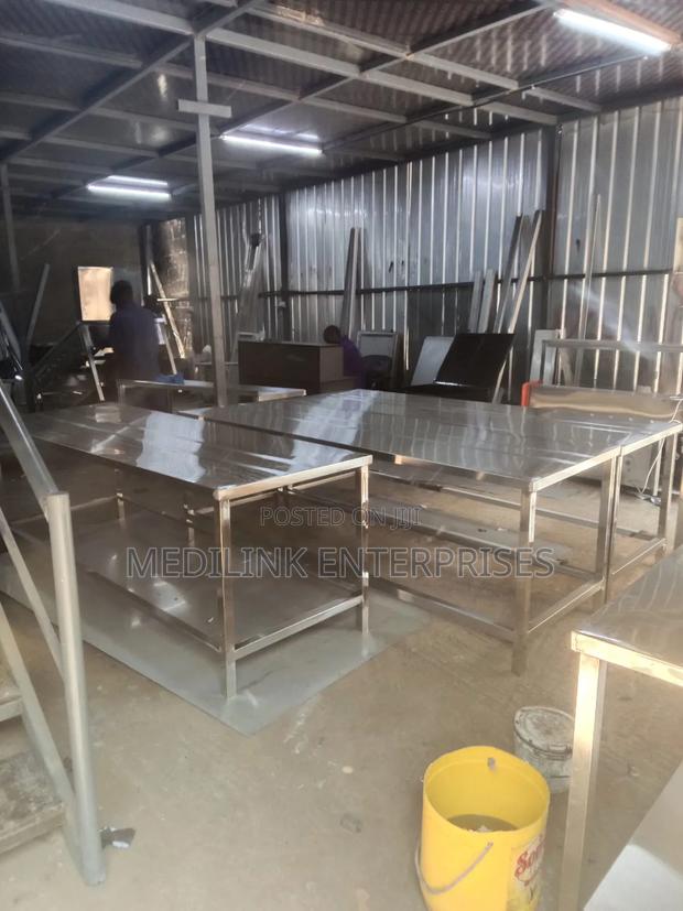 Customized Stainless Steel Kitchen Tables 2.5*8ft