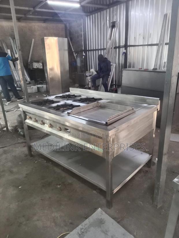 Stainless Commercial Kitchen Cooking Rages