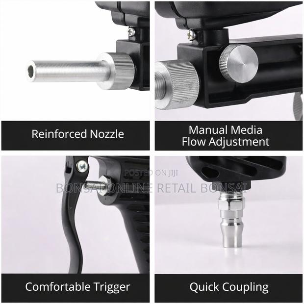 Portable Pneumatic Sandblasting Gun Handheld Air Blaster - thumbnail 6