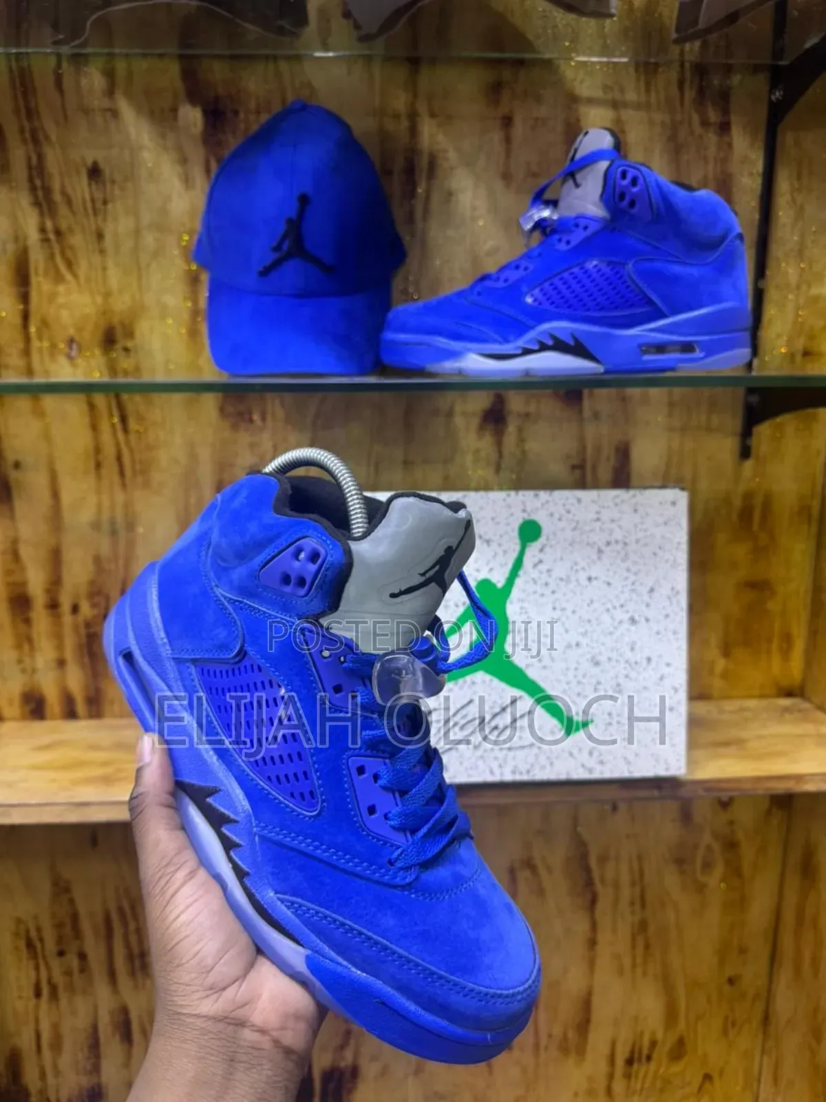 Air Jordan 5 Retro Suede Leather Shoes