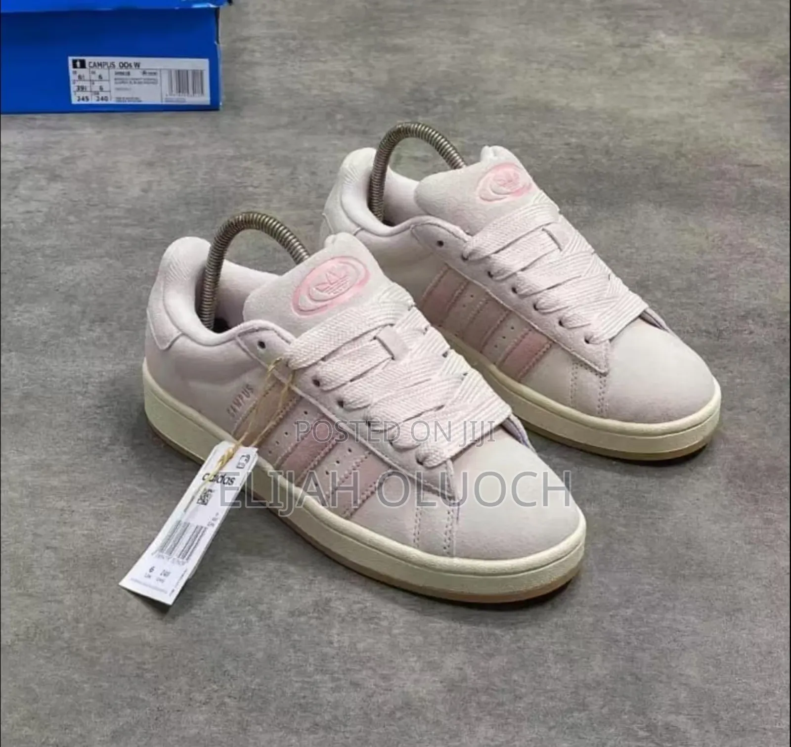 Pink Women Adidas Campus Sneakers