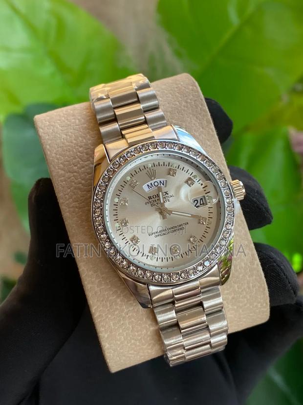 Silver Ladys Rolex Watches - main view