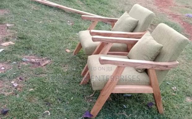 Oak Vanish Upholstered Armchairs (Single) - main view