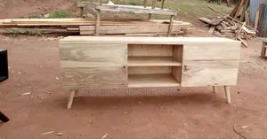 Natural Colour Vanish 5ft Wooden Solid 5ft Tv Stands
