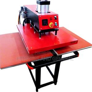 High Quality Double Station Pneumatic Sublimation T-Shirt Heat Press - thumbnail 2