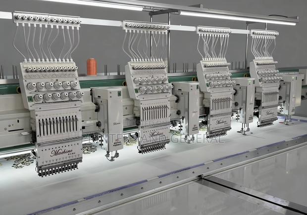 Industrial 4 Head Embroidery Machine 9 Needles