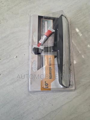 Universal Rear View Mirror Windscreen Mounted – Clear Wide View - main view