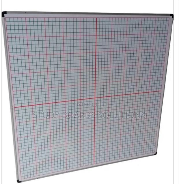 College Magnetic Graph Board 4ftx4ft - main view