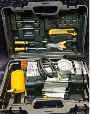 Heavy Duty Double Cylinder Air Compressor Kit