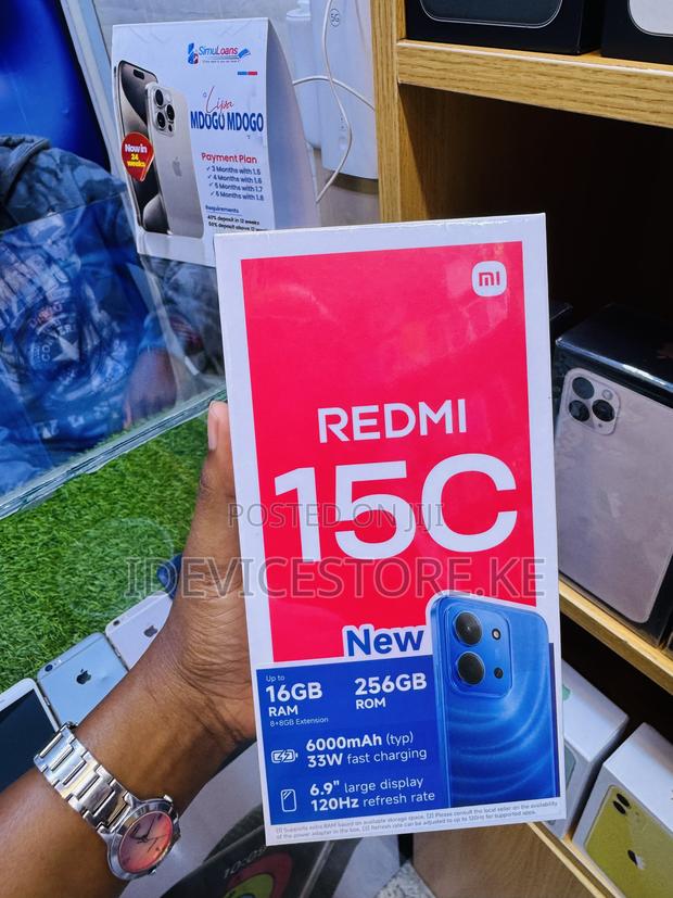 New Xiaomi Redmi 15C 4G 256 GB Black
