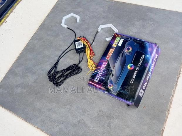 Universal RGB Angel Eyes Rings – Multi-Color - main view