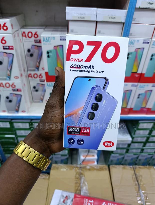 New Itel Power 70 128 GB Gold