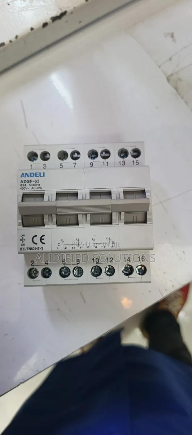 63a 4pole Din Rail Change Over Switch