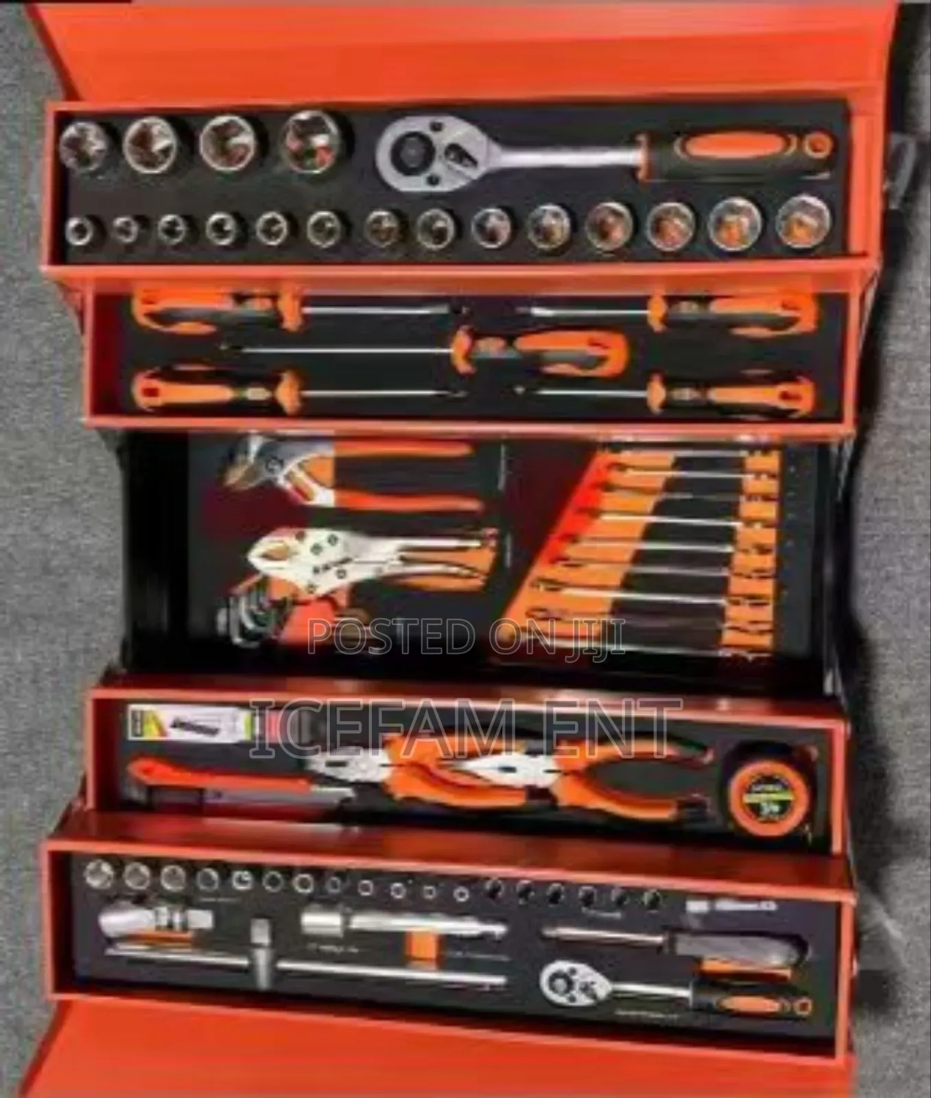 Mechanical Toolbox/87pcs Toolbox With Metallic Box