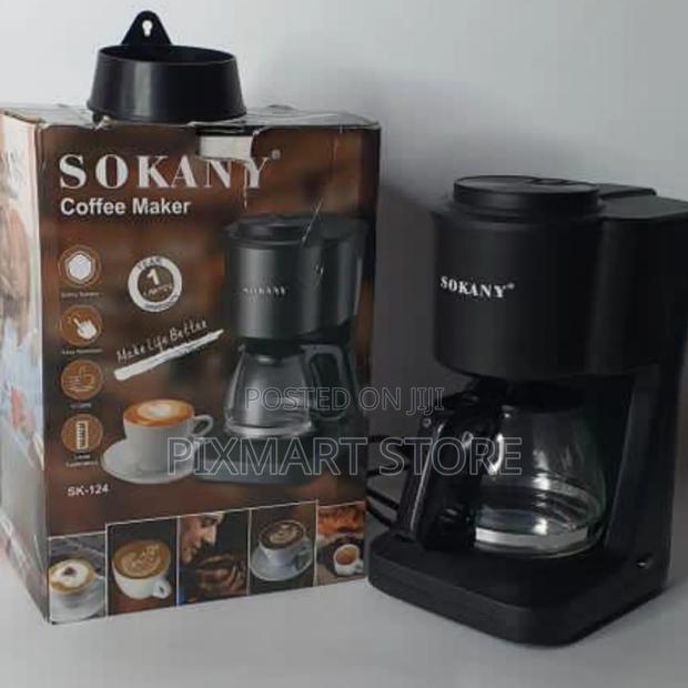 Sokany Sk-124 Coffee Maker – Fast Brewing With Easy Cleanup
