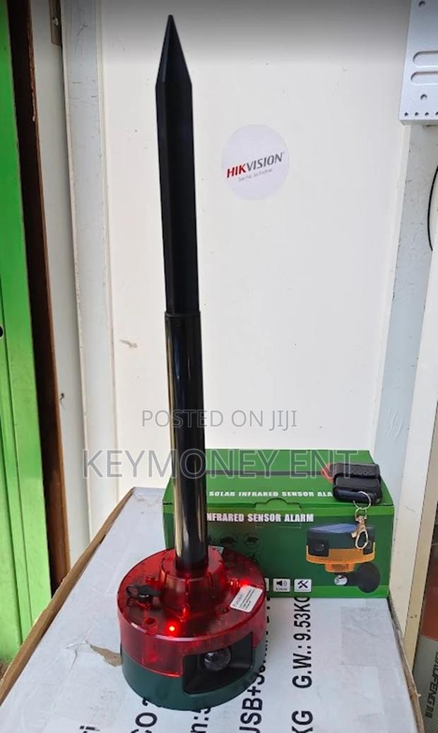 Solar Powered Alarm Siren With Multiple Sounds