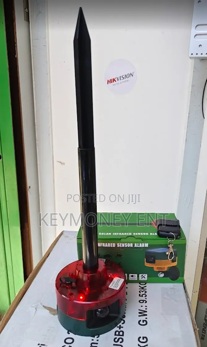 Solar Powered Alarm Siren With Multiple Sounds