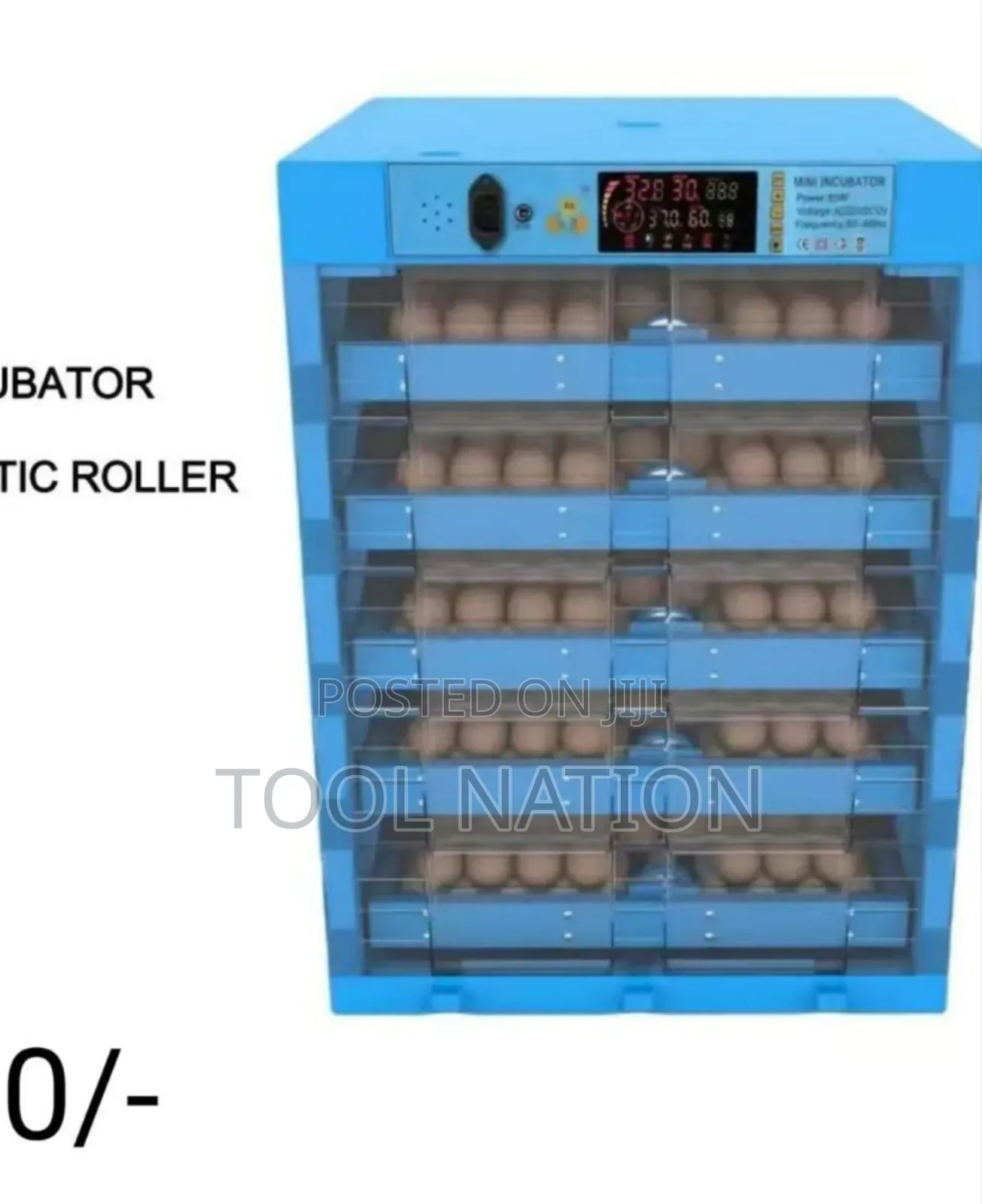 320egg Incubator/Automatic Rollers Ac/Dc