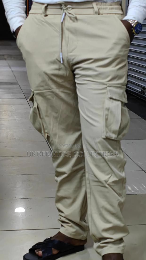 Classy Men Normal Fitting Cargo Pants - main view