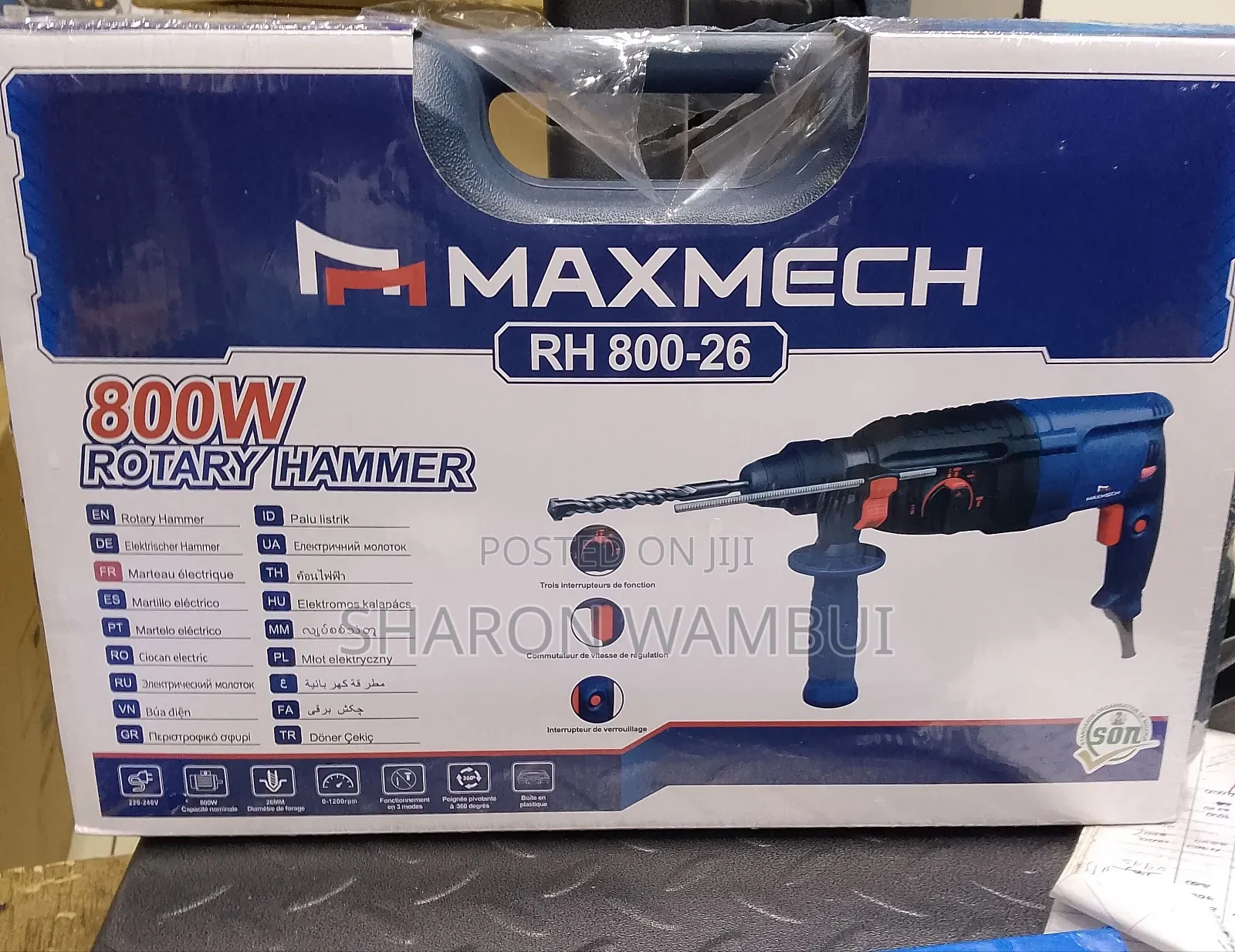 New Maxmech Rotary Hammer 800w/800w Maxmech Rotary Hammer