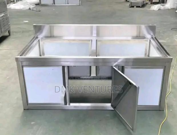 Ultimate Stainless Kitchen Cabinet - main view