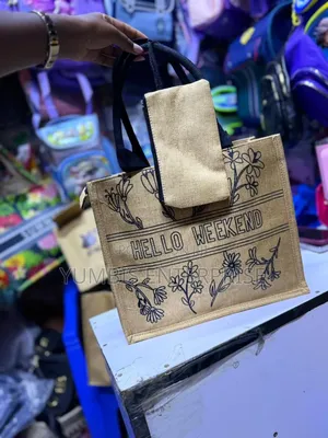 Jute Bag Medium With a Porch at 550