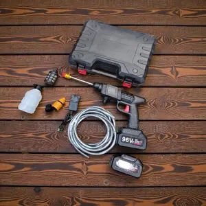 Portable High Pressure Car Washer Gun Rechargeable With Dual Battery