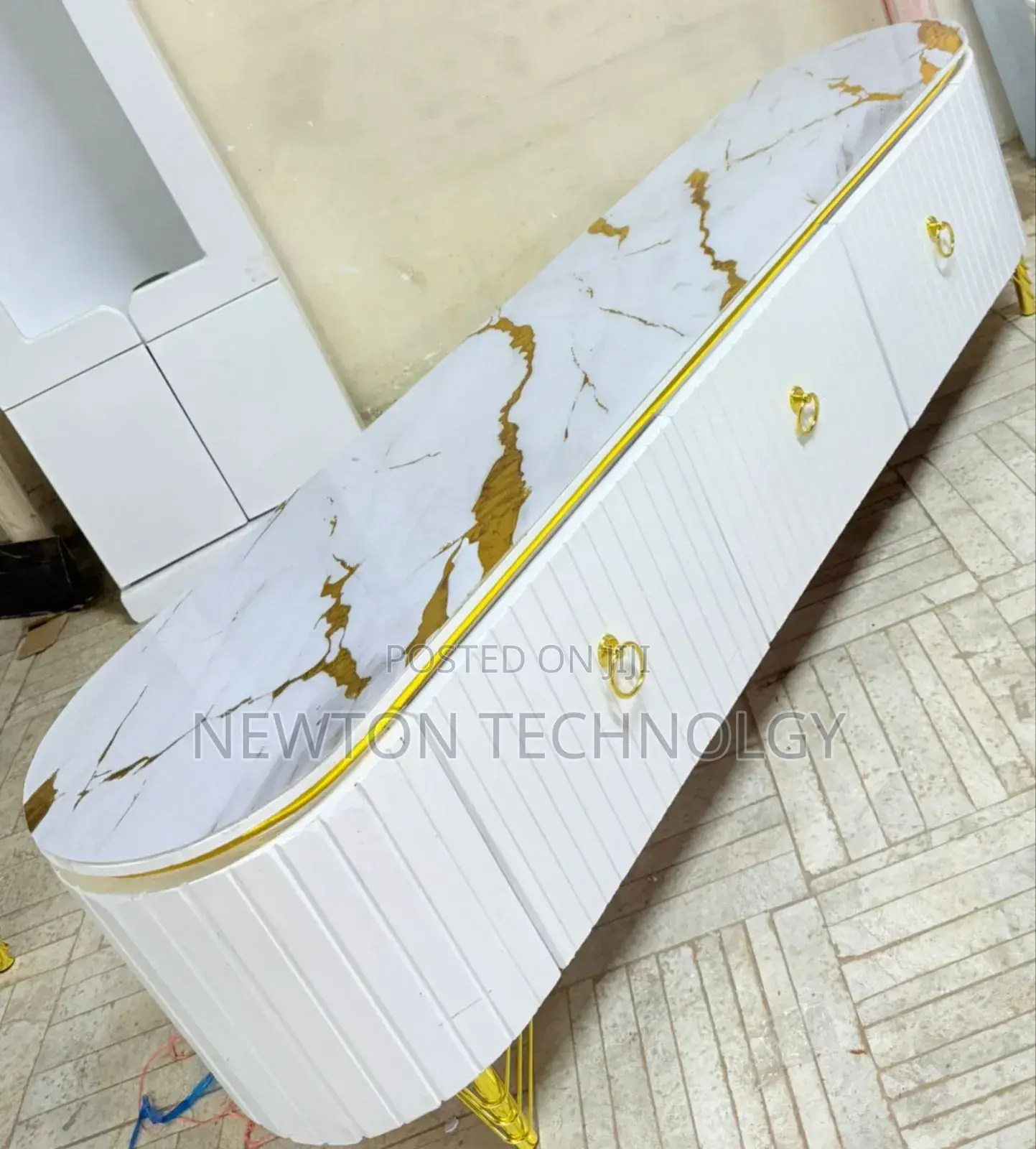 6fts With Marble Coating Tv Stand